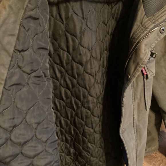 Levi’s Canvas style jacket sz XL Green - Picture 5 of 6